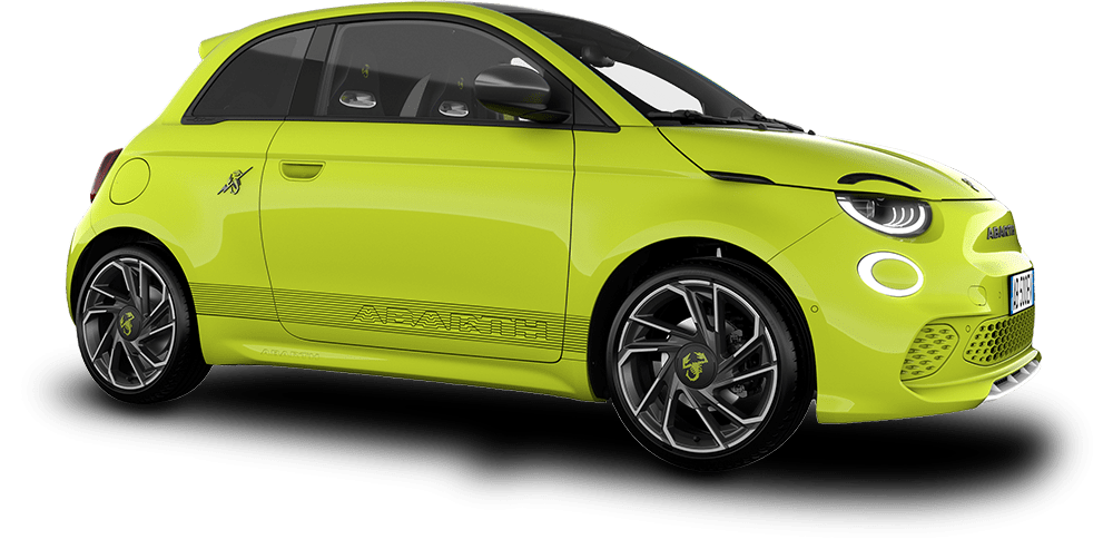 abarth 500 elettrica lato dx