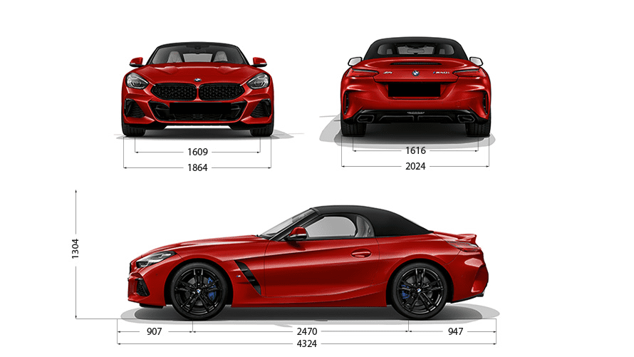 bmw z4 dimensioni