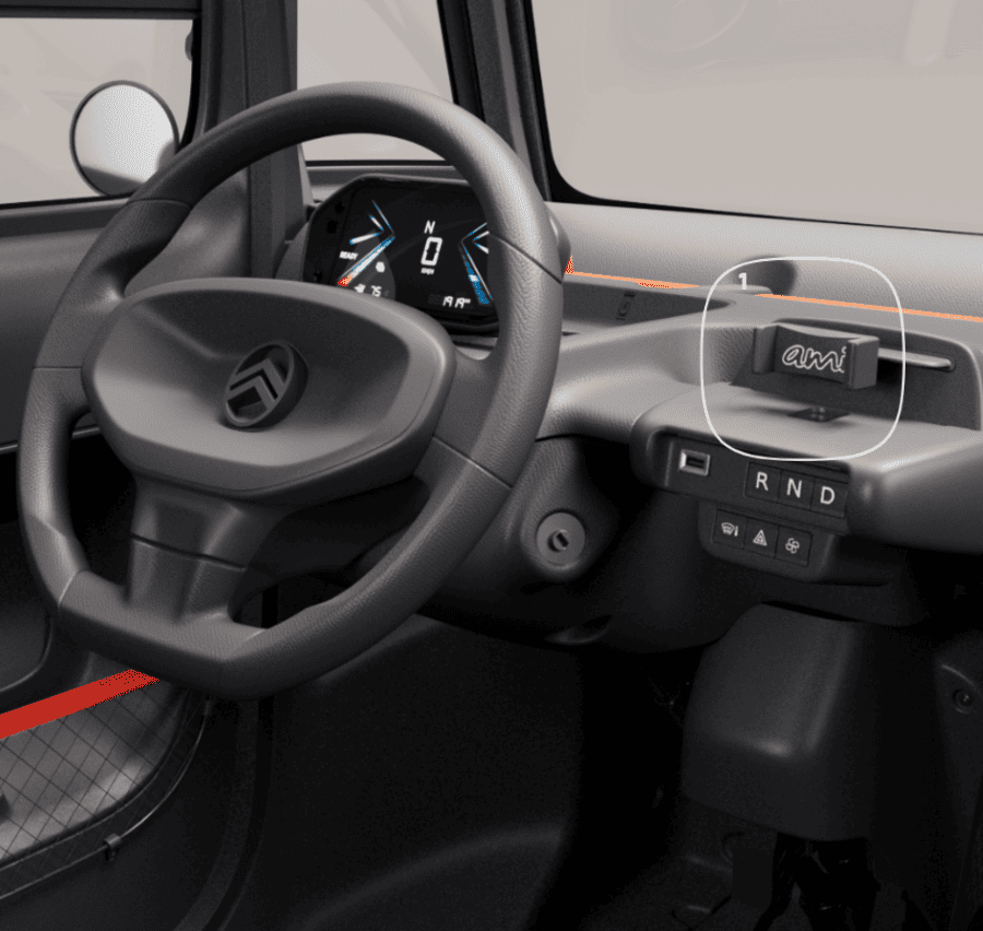 citroen ami dettaglio interni