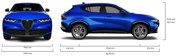 alfa romeo tonale dimensioni