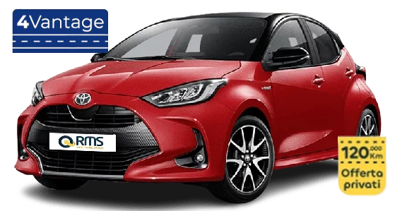 noleggio lungo termine toyota yaris privati