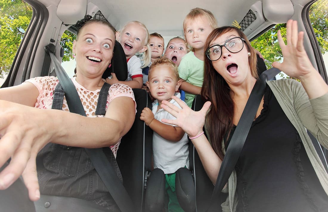 noleggio lungo termine 7 posti bimbi mamme
