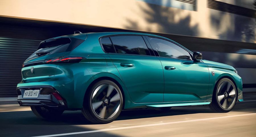 peugeot e 308 laterale