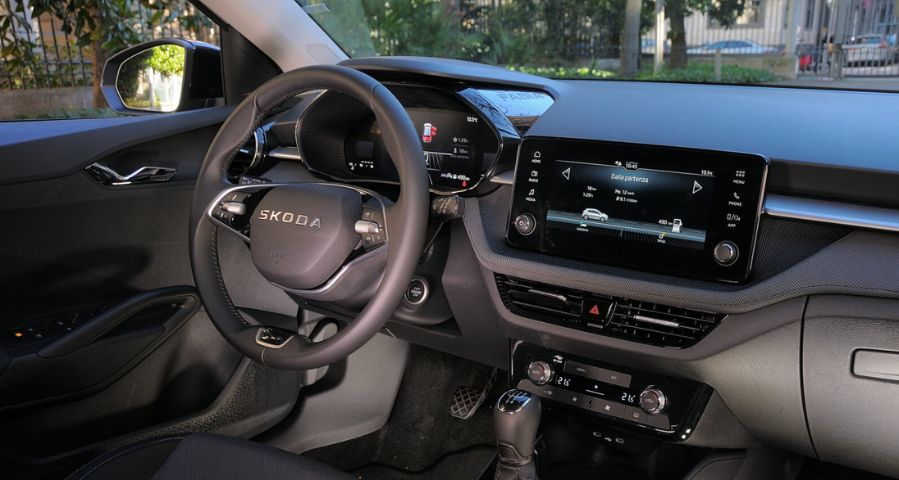 nuova skoda fabia interni