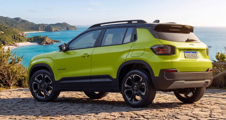 nuova jeep avenger​ retro