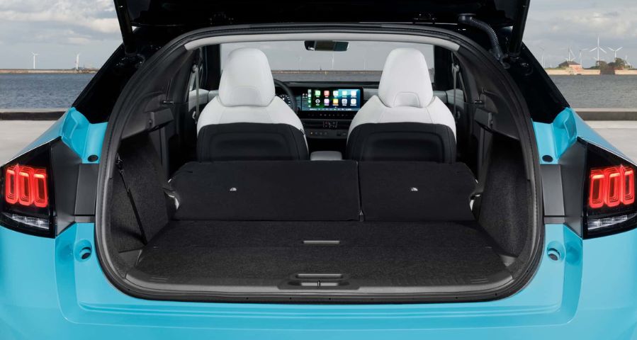 nuova nissan leaf bagagliaio