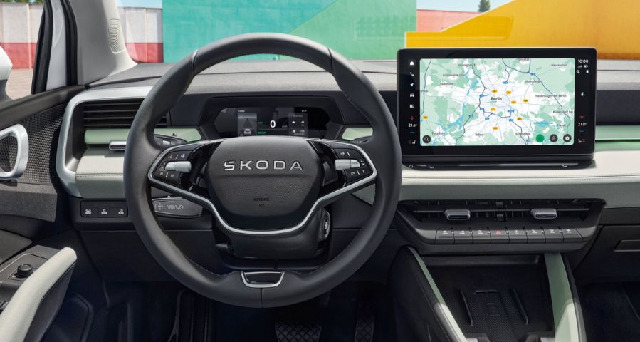 nuova skoda epiq cruscotto