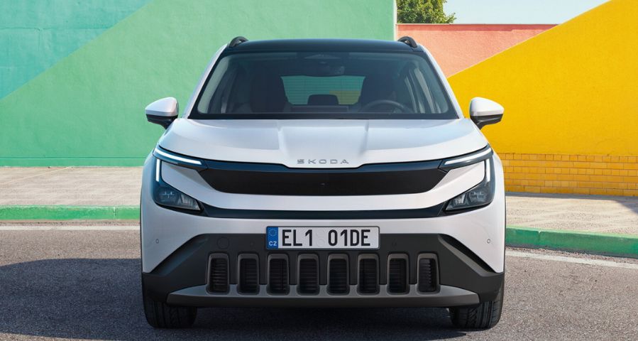 nuova skoda epiq frontale
